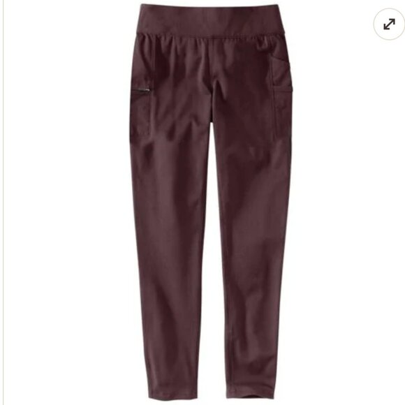 Carhartt Women's Force Lightweight Utility Legging in Brown - Picture 5 of 10
